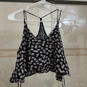 Flower crop top